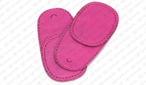 Окклюдер тканевый розовый